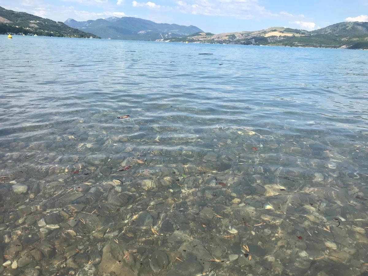 Rez De Plage-Canoe+Paddle-70M² Savines Kültér fotó