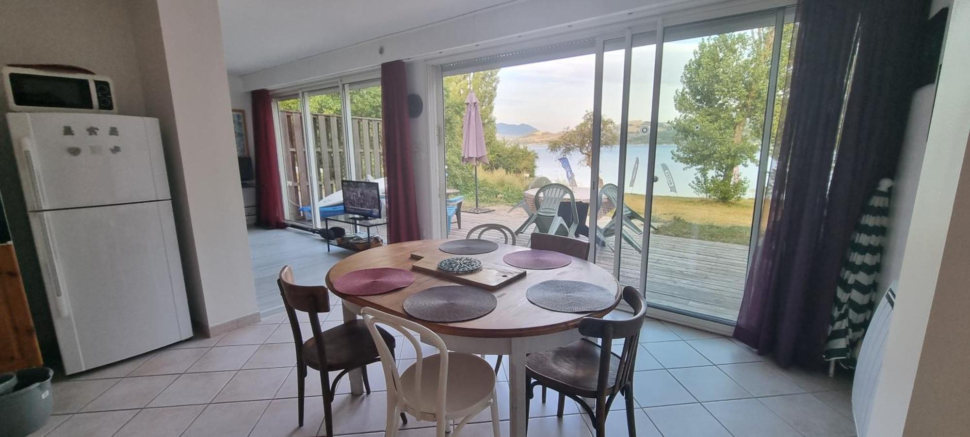 Rez De Plage-Canoe+Paddle-70M² Savines Kültér fotó